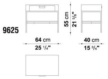 Maxalto Журнальный столик из цельной древесины / прикроватный столик Ebe sun-id-1366346 - Вид №3