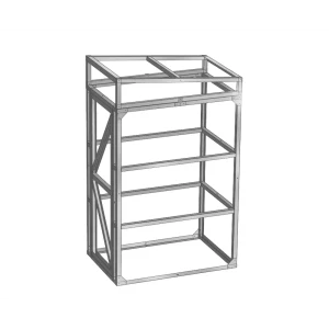 91630489 Сборно-разборный хозблок Upforming оцинкованная сталь 100 x 150 x 245 см зеленый STLM-0949946