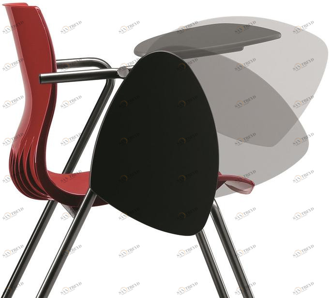 TALIN Стул для конференций из пластика с подлокотниками с клапаном Webby sun-id-1345894