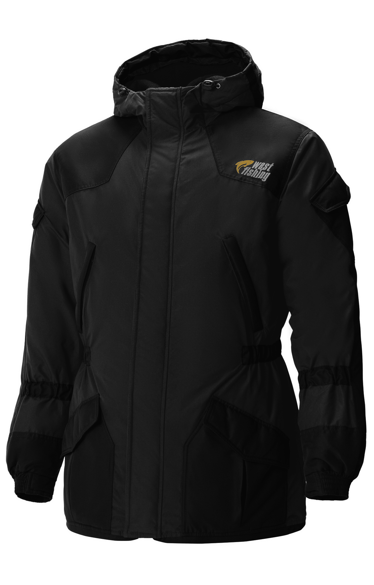 5039447 Костюм  утепленный черный West Fishing  Зимняя спецодежда Santreyd  - Вид №1