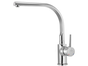 Смеситель для кухни из хромированной латуни