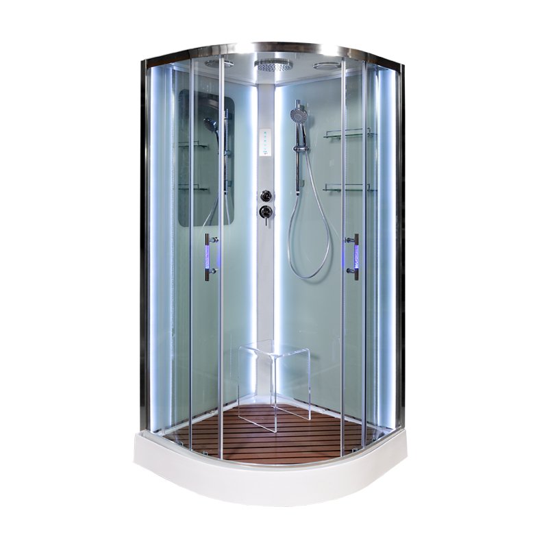 L 810 с электрикой BLACK Душевая кабина DETO Серия L А01 LED - Вид №12