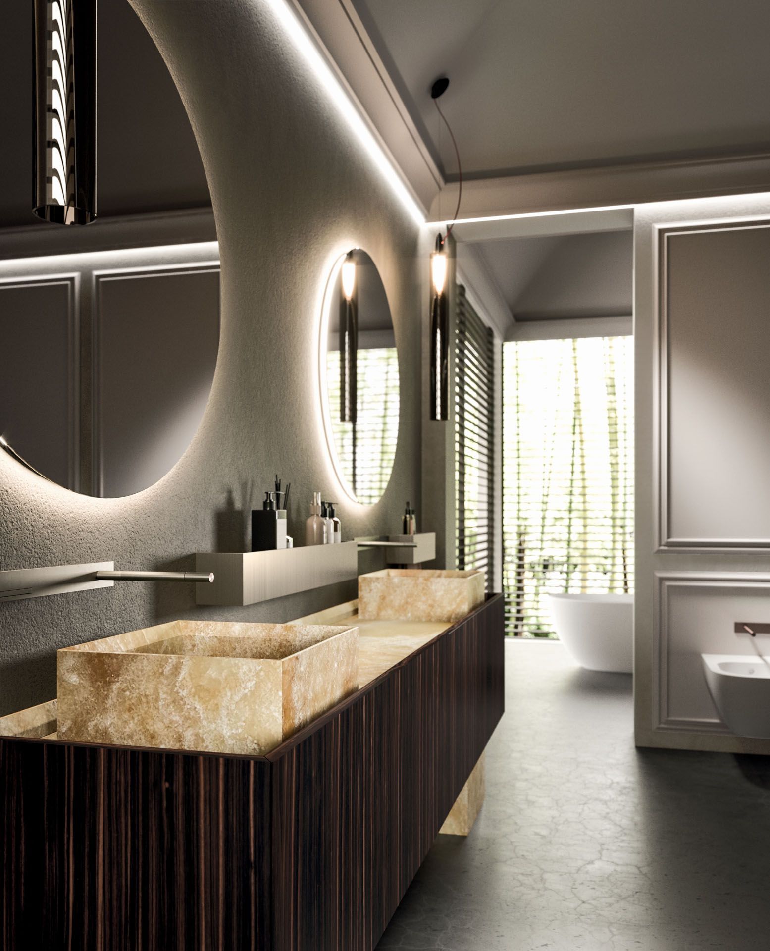 Double floor-standing vanity unit Arrital Must ARCH-00049906 - Вид №1