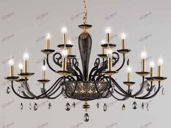 Euroluce Lampadari Хрустальная люстра с кристаллами swarovski® Macramè sun-id-1402425