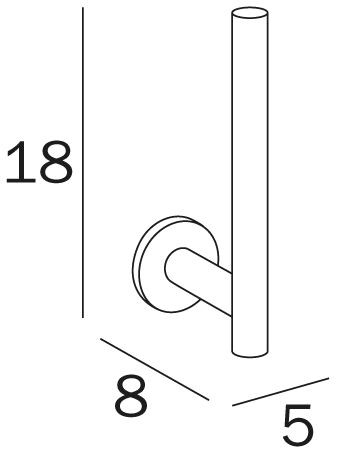 INDA® Держатель запасного рулона Touch A46280 - Вид №1