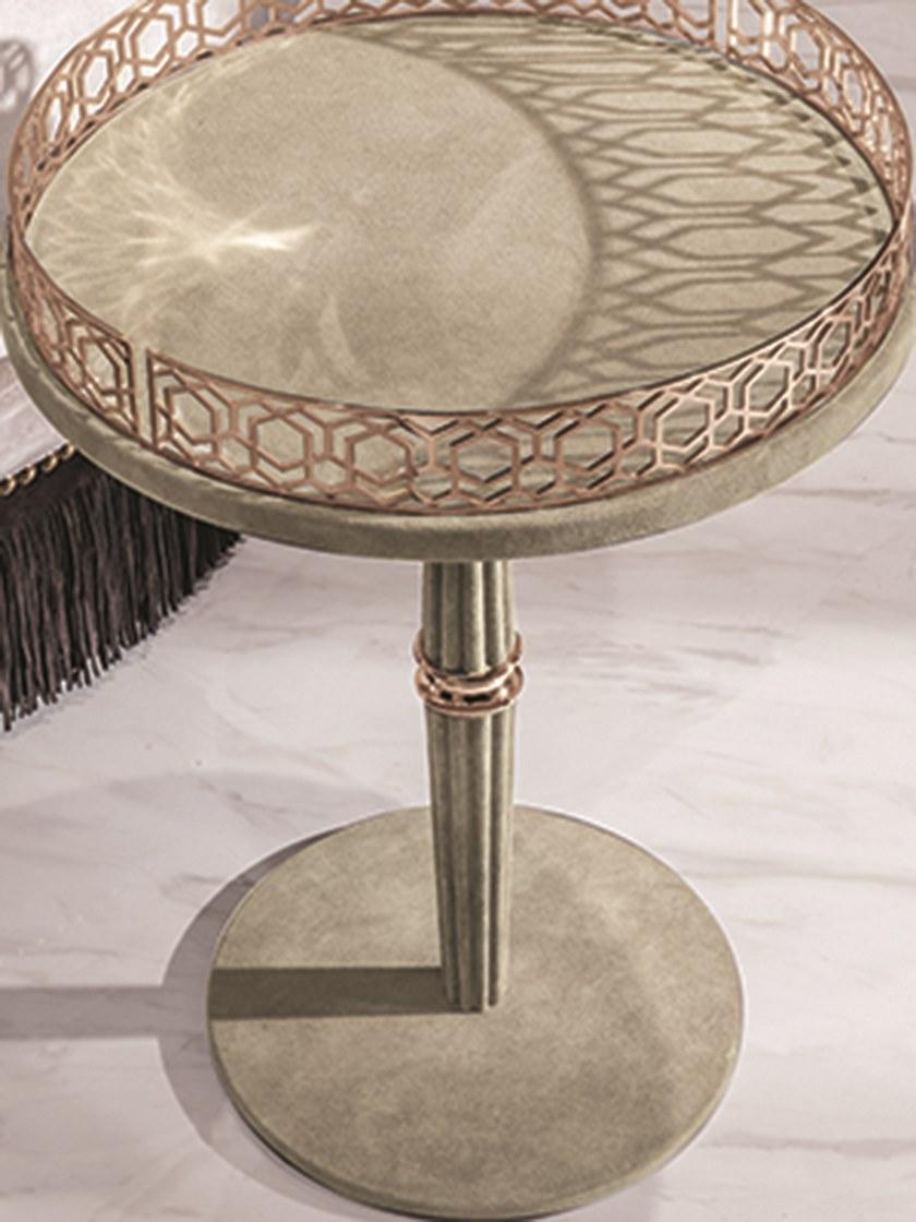 Longhi Кожаный журнальный столик с подносом Loveluxe 2015 – regency collection Y 730 - Вид №4