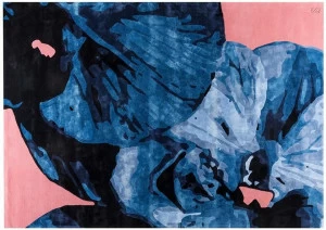 Diacasan Edition Прямоугольный коврик ручной работы из растительного шелка и шерсти Le concept