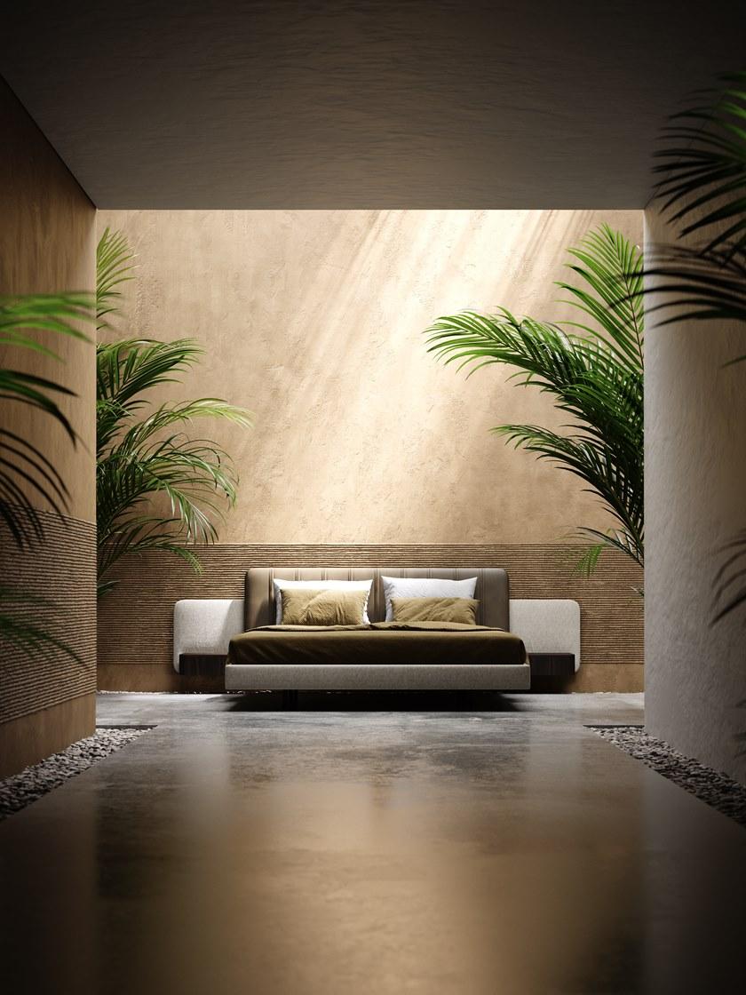 Domkapa Двуспальная кровать со встроенными прикроватными тумбочками sun-id-1473376 - Вид №2