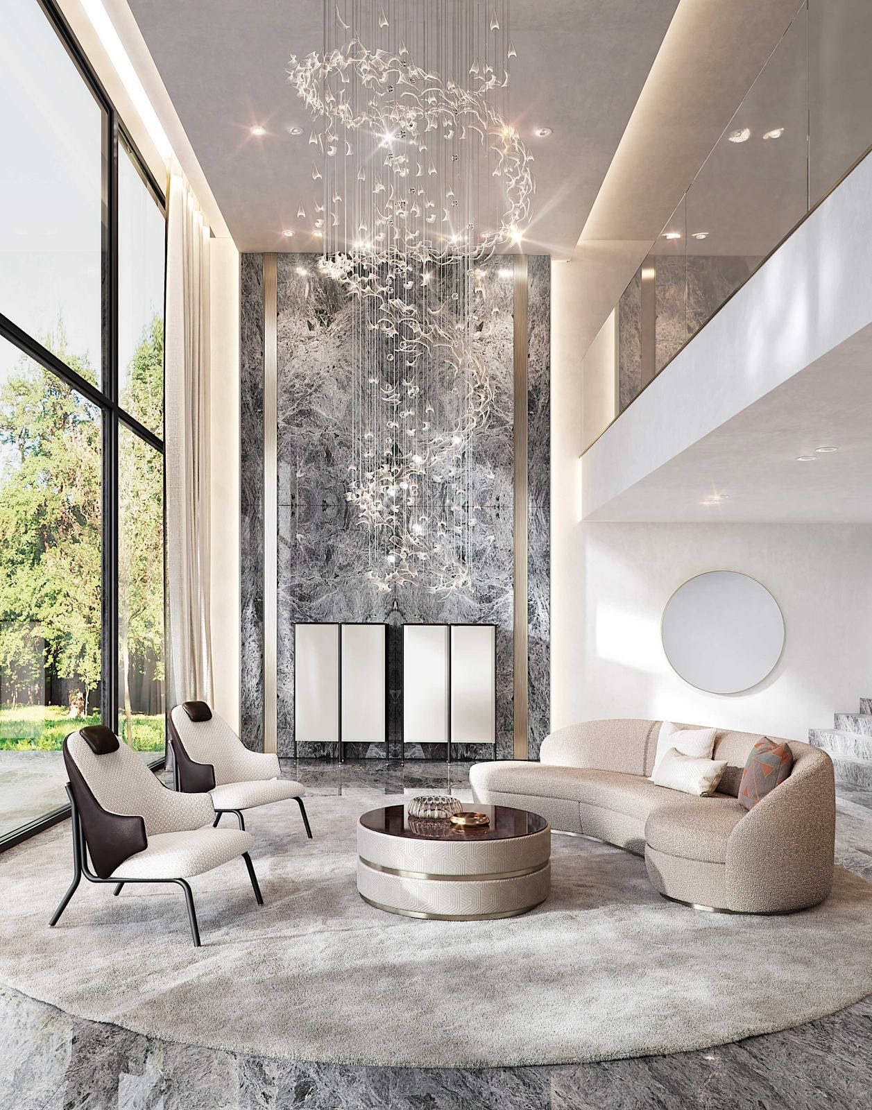 Низкая ткань круглый журнальный столик Capital Collection COOKIE ARCH-00053920 - Вид №3