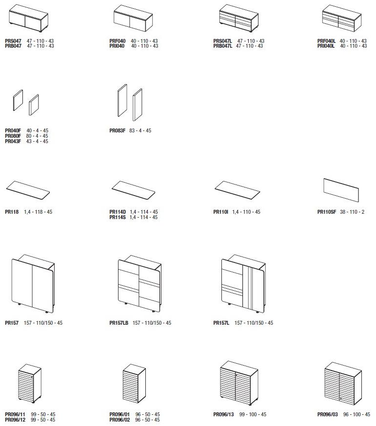 NEWTOM by Ultom Офисный шкаф с распашными дверцами из натурального дерева Prospero sun-id-1351620 - Вид №1