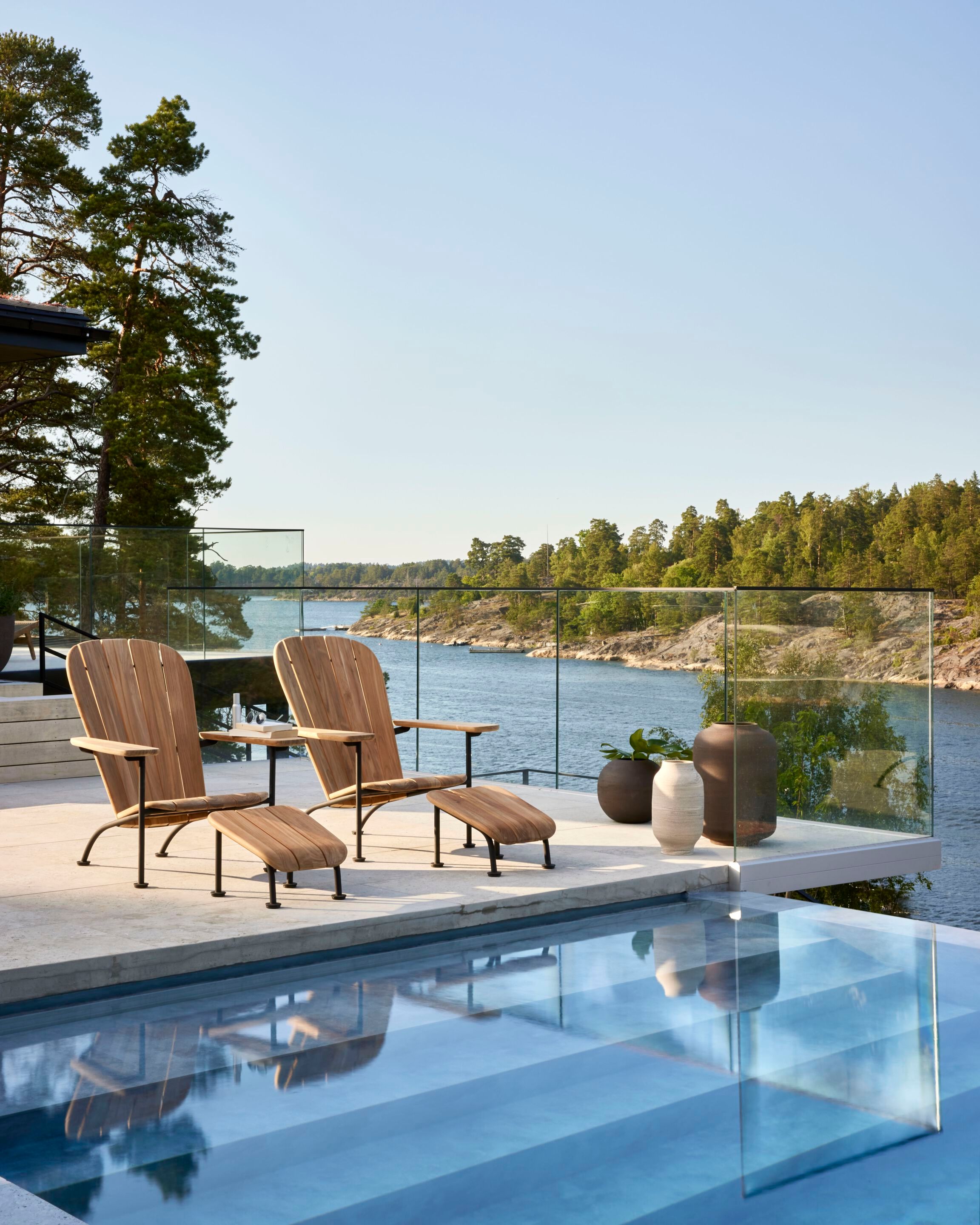 Подставка для ног из тикового дерева Skargaarden Böste ARCH-00060362 - Вид №3