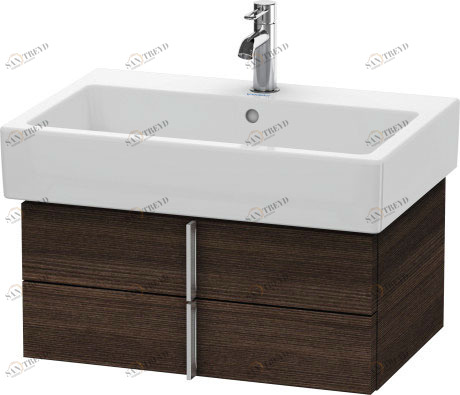 VE620505353 Vero Тумбочка подвесная Каштан темный, декор Duravit