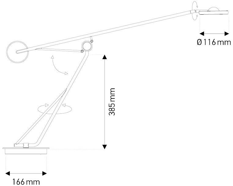 DCW éditions Настольная лампа регулируемая Aaro sun-id-1397507 - Вид №5