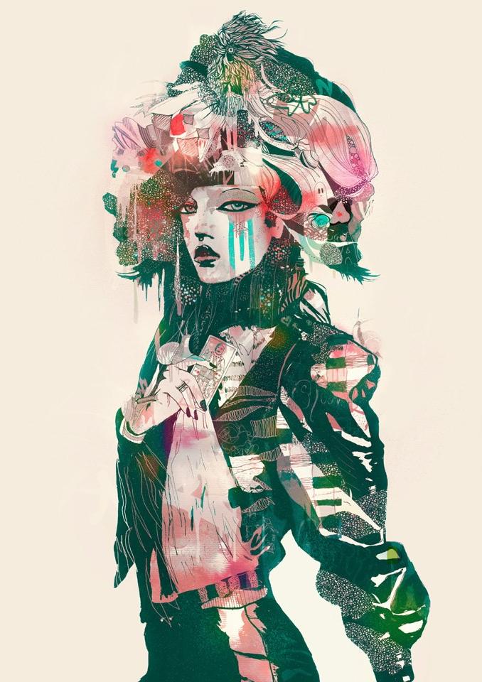 MOMENTI Авторский художественный принт Crazy home paintings Gi-032 - Вид №1