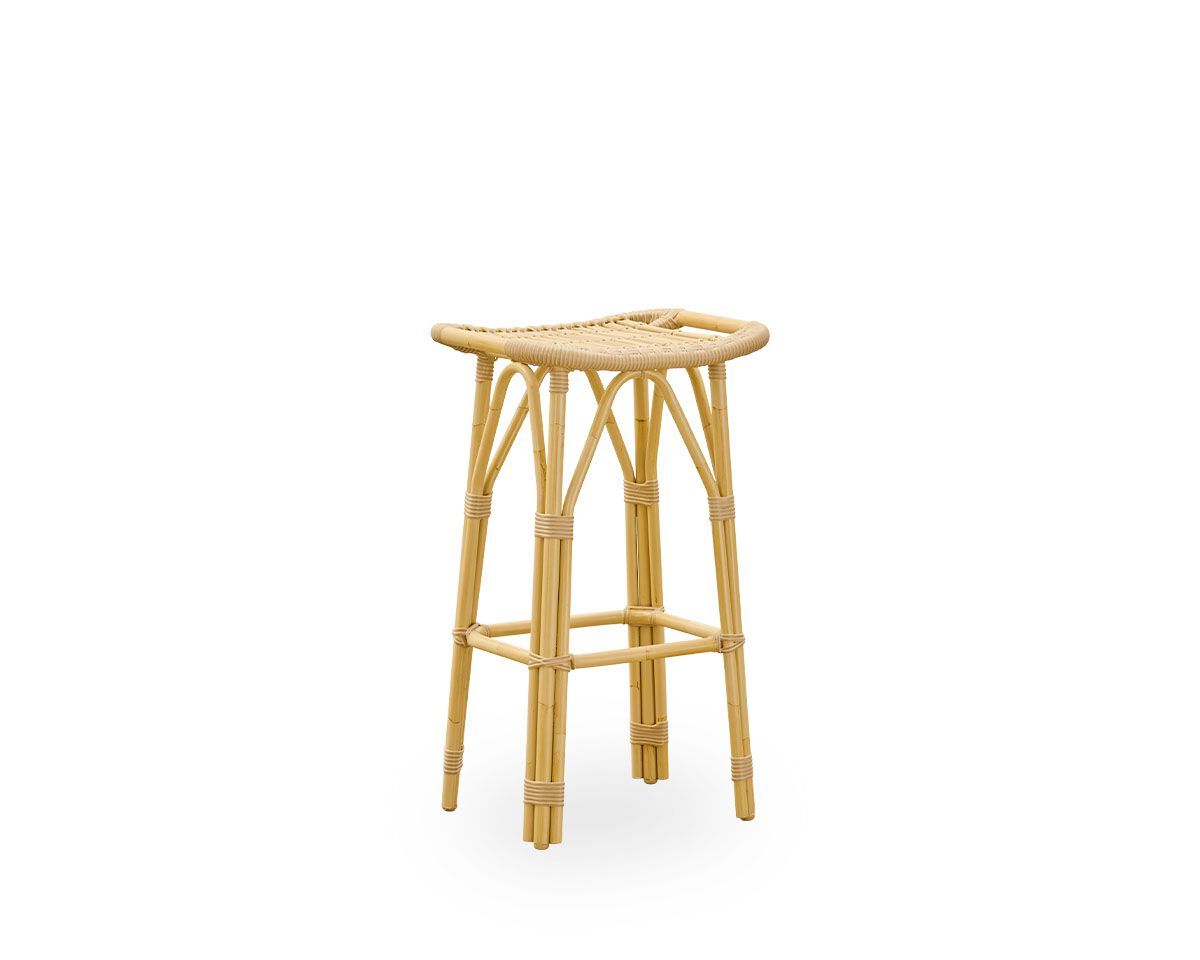 Высокий стул из Алу-ротанга и ArtFibre с подставкой для ног Sika Design Exterior ARCH-00117705