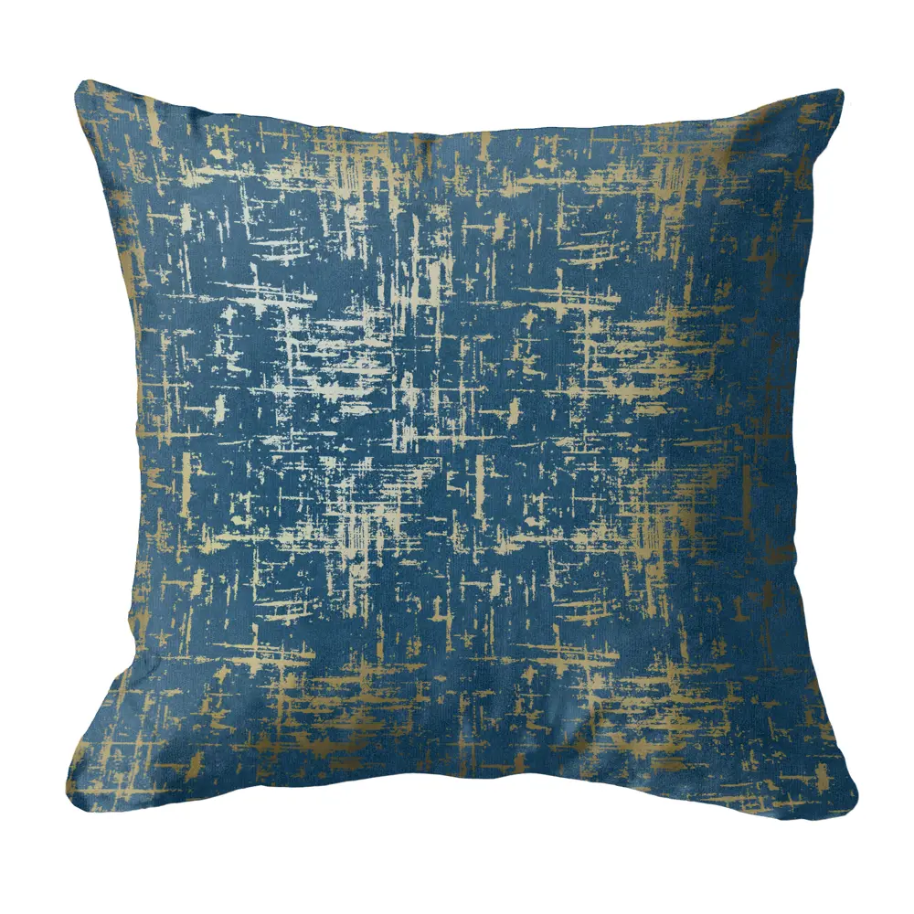 Подушка Alitea 40x40 см цвет темно-бирюзовый/золотой 89340419 STLM-2031564 SEASONS 