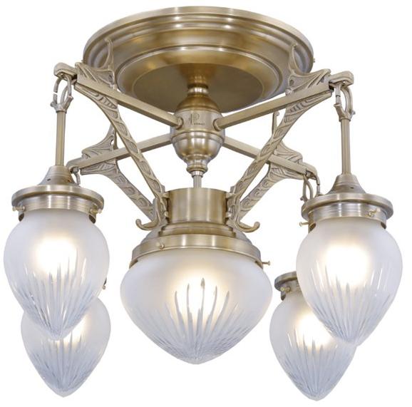 Patinas Lighting Потолочный светильник из латуни ручной работы Lisbon sun-id-1411338 - Вид №1