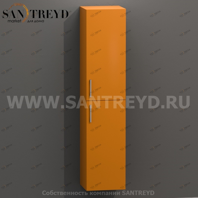 MDC151 Высокий шкаф с двумя створками 160 см оранжевый Globo 4ALL Италия Ceramica Globo