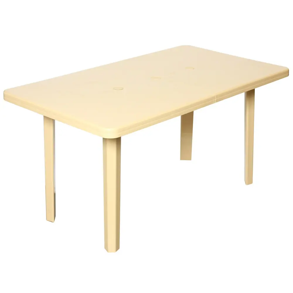 Стол садовый ТУБА-ДУБА прямоугольный с отверстием для зонта 140x80 см 18855832 STLM-0950834 - Вид №1