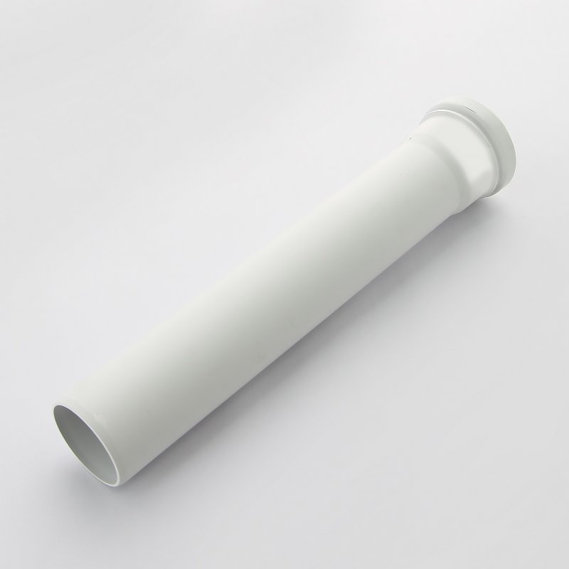 Канализационная труба 50 х 500 Sinikon с раструбом (белая) 500045K - Вид №1