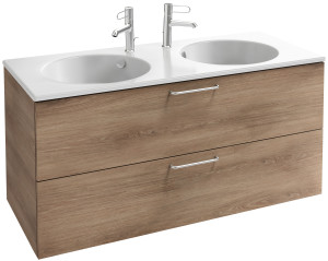 EB2525-R5-N18 Тумба под столешницу 120 см, 2 ящика, хромированная ручка JACOB DELAFON ODÉON RIVE GAUCHE