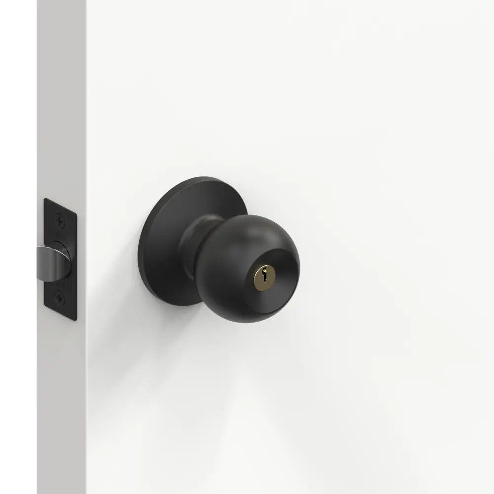 Ручка-защелка Fuaro 672/BL BL-E с ключами и фиксатором, цвет черный STLM-2046664 - Вид №7