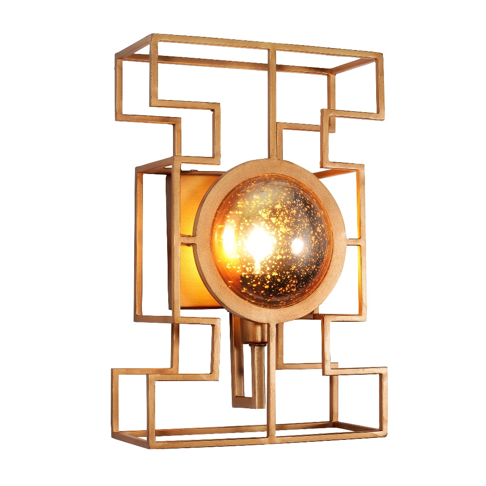 Настенный светильник Crystal Lux Cuento AP1 Gold CRYSTAL LUX ОРИГИНАЛЬНЫЕ 103722 Золото  - Вид №1