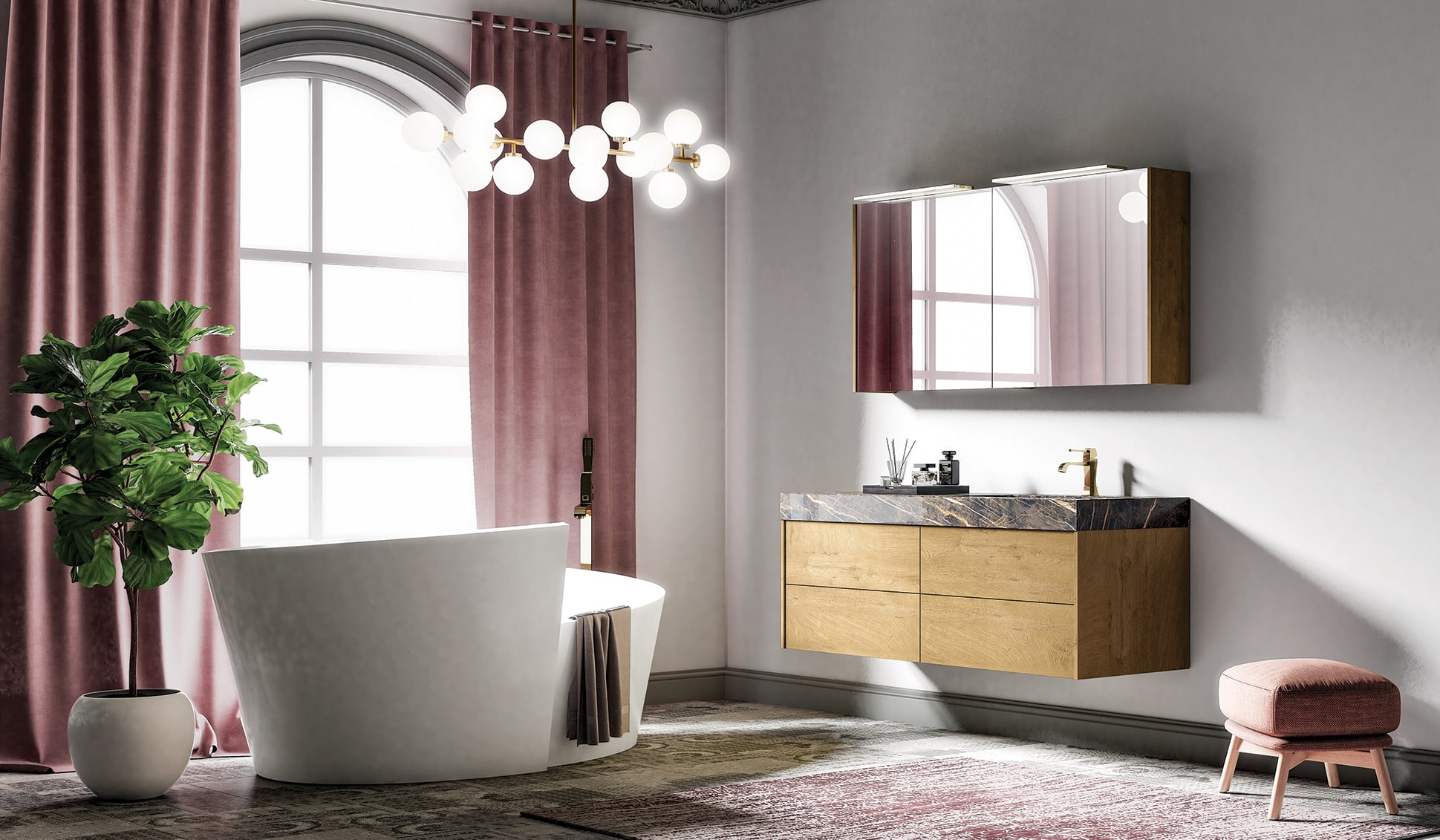 Kami 18 – 11 Mastella  Kami  Комплект мебели для ванной