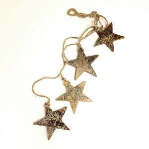 Гирлянда новогодняя подвесная "Звезды золотые" Golden stars, 65 см ENJOYME  253061 Золото