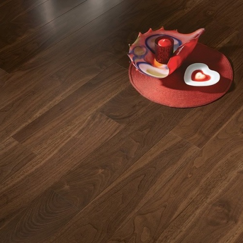 Паркет Ёлка Coswick Ренессанс Классический Американский Орех американский Натур (Гладкая) 647,8х107,95 мм 13243161 - Вид №1