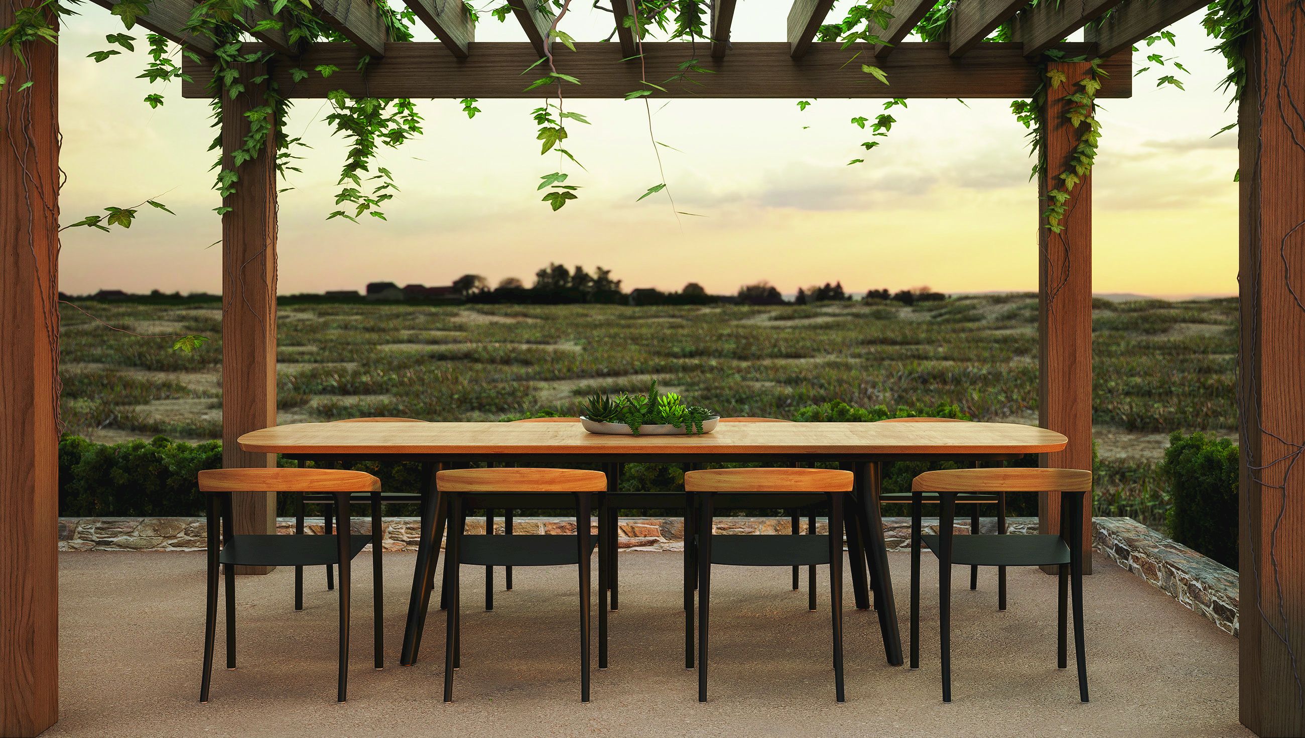 Садовый стул с подлокотниками Royal Botania Jive ARCH-00019383 - Вид №4