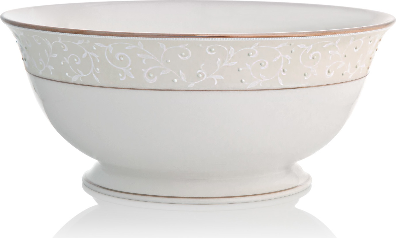 10525080 Lenox Салатник круглый Lenox "Чистый опал" 21,5см Фарфор костяной 