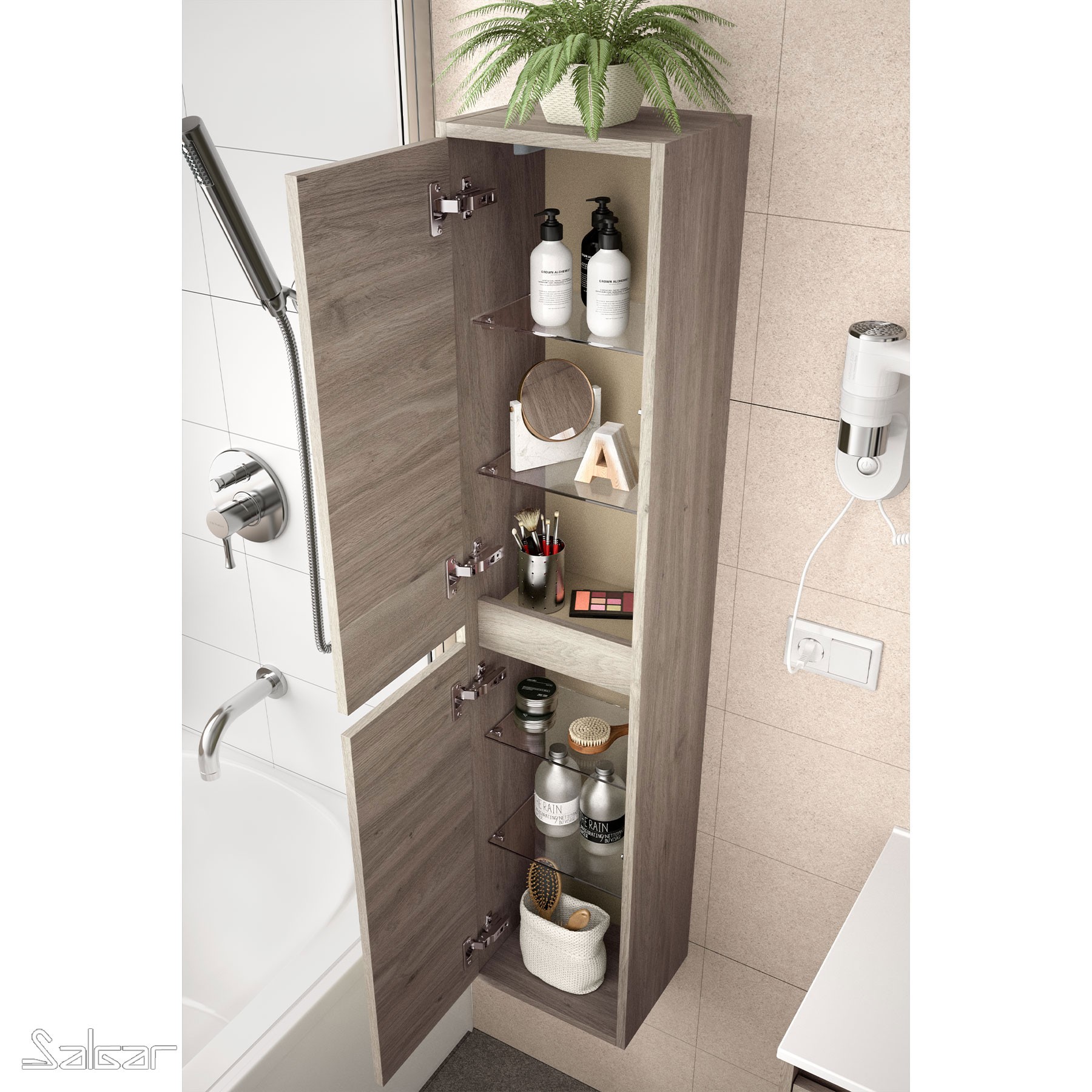 84962 SALGAR Колонна ATTILA ETERNITY OAK Робл Вечность - Вид №1