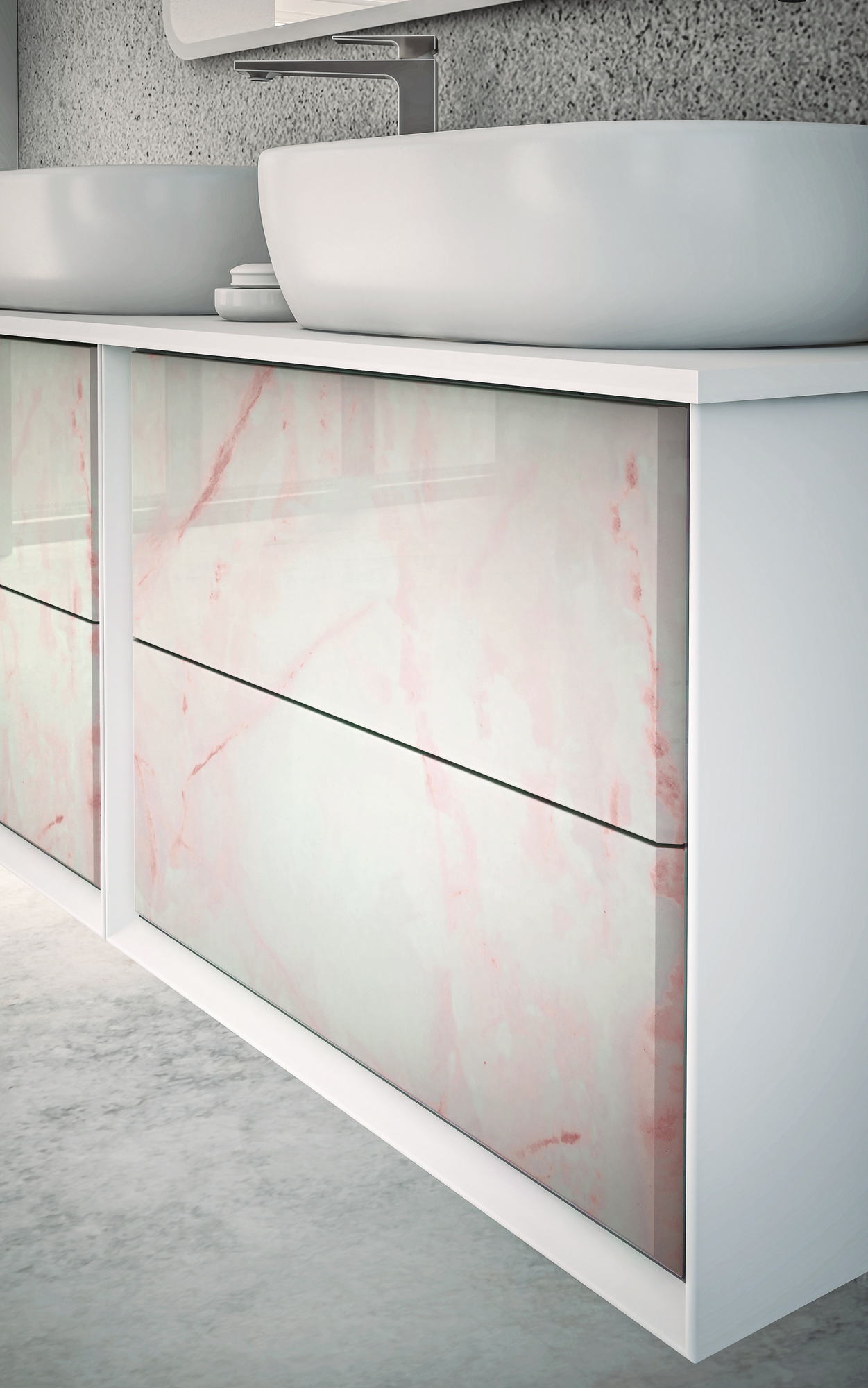 Мебель для ванной CEZARES BELLAGIO 175 Light Pink Stone - Вид №4