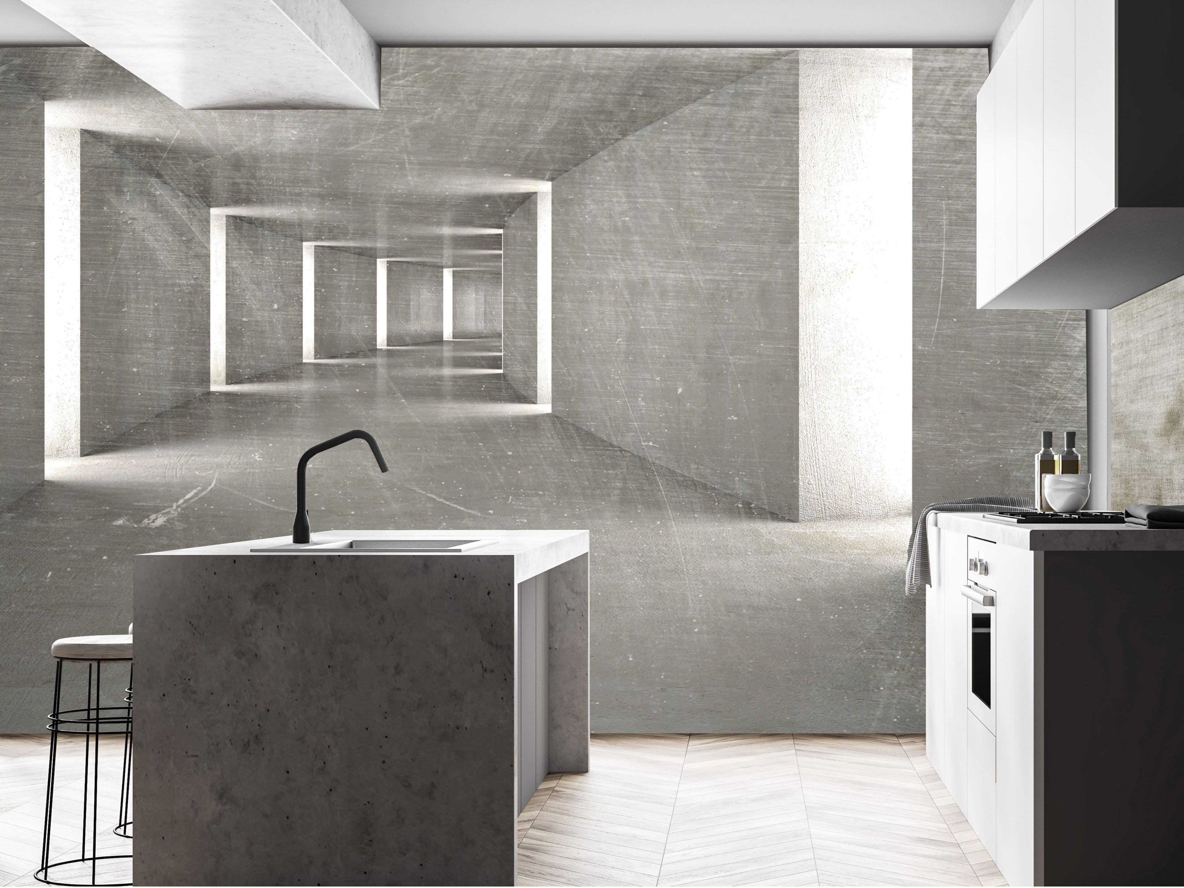 Моющиеся обои trompe l'oeil Creativespace Waooo!!! ARCH-00026958