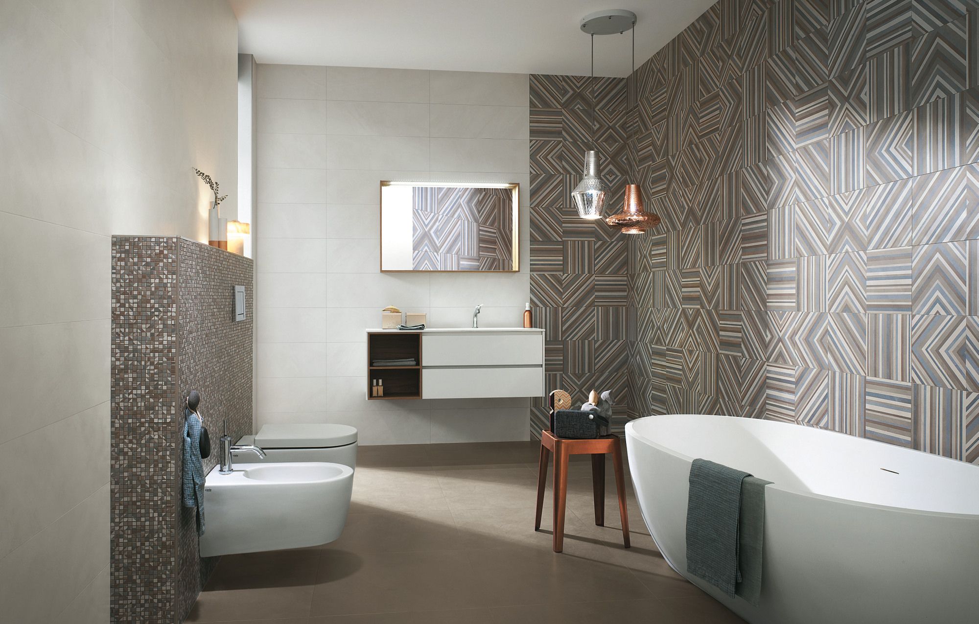 Белая паста керамическая мозаика FAP ceramiche Color Line ARCH-00138727 - Вид №5