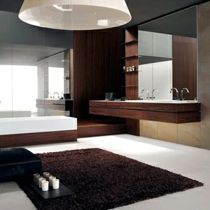 Комбинация ванной комнаты KU 50 в отделке Ska MillTek / 85 Palissandro MILLDUE KUBIK