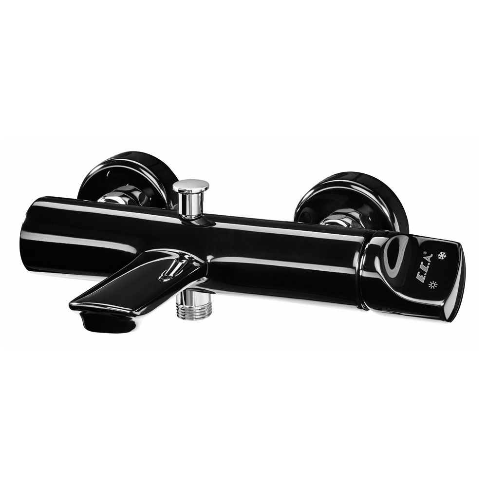 104502470  Смеситель для ванной Myra - черный Eca  - Вид №1