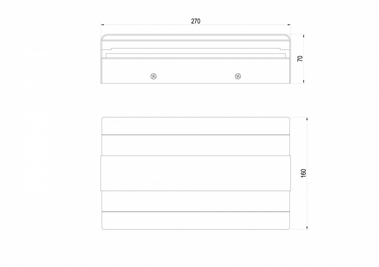 Бра настенное белое Encanto C043WL-L16W3K TECHNICAL CEILING & WALL 00-3957396 Белый  - Вид №1
