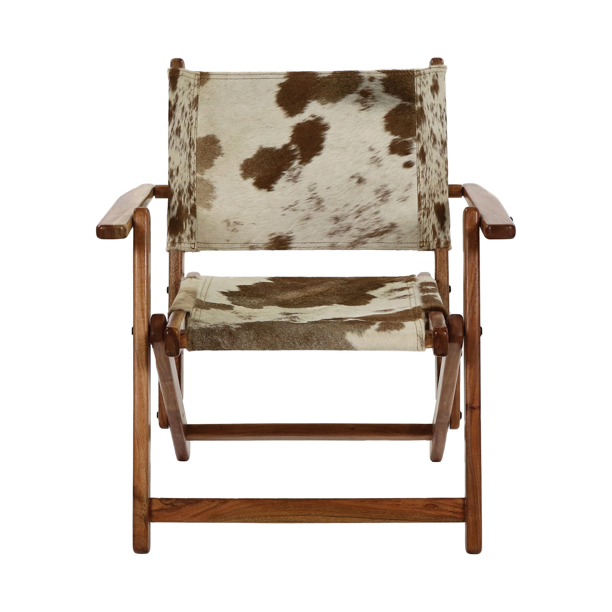 Кресло из коровьей кожи с подлокотниками POMAX BENISSA ARCH-00024339 - Вид №1