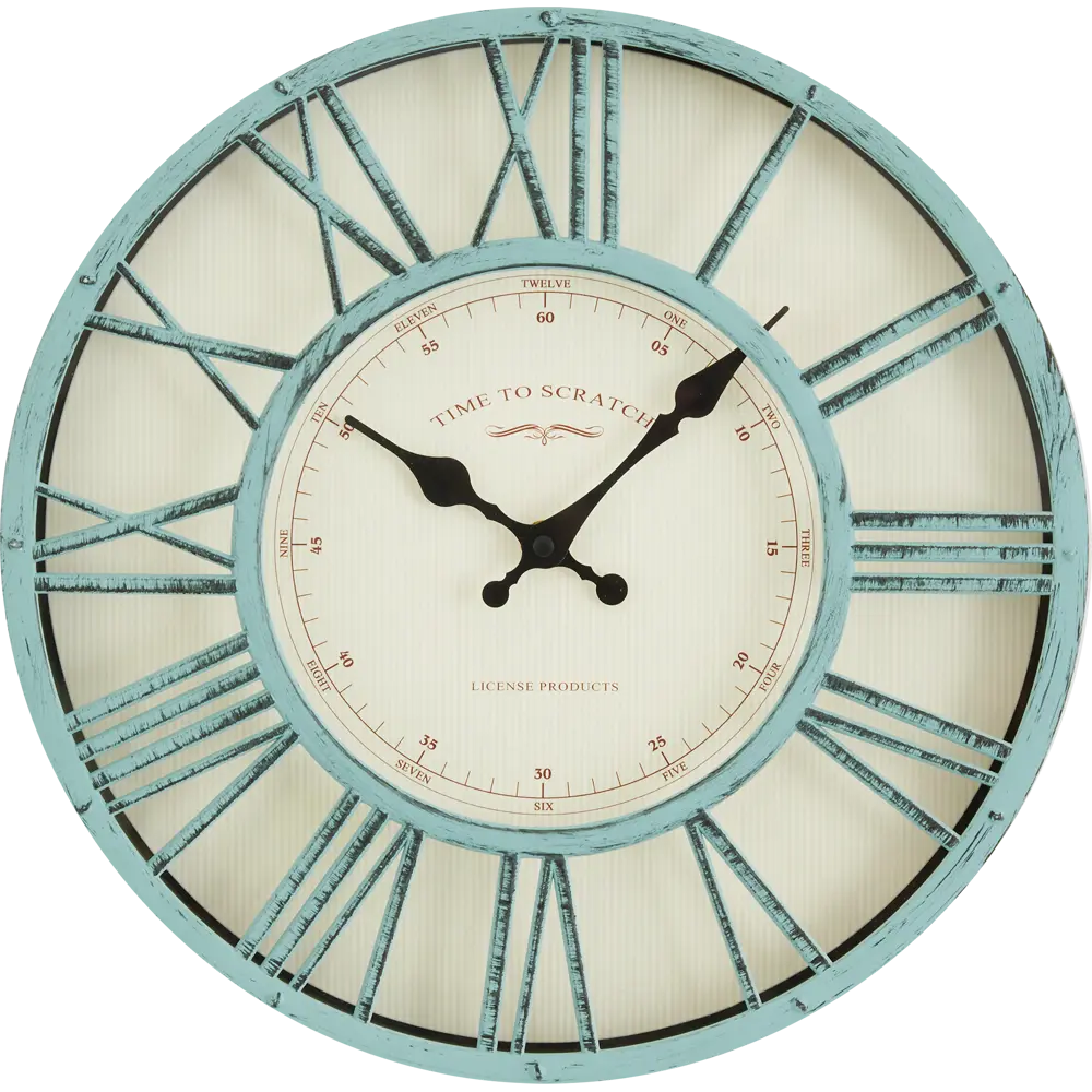 Настенные часы DREAM RIVER DMR с голубым цифербалтом 84241247