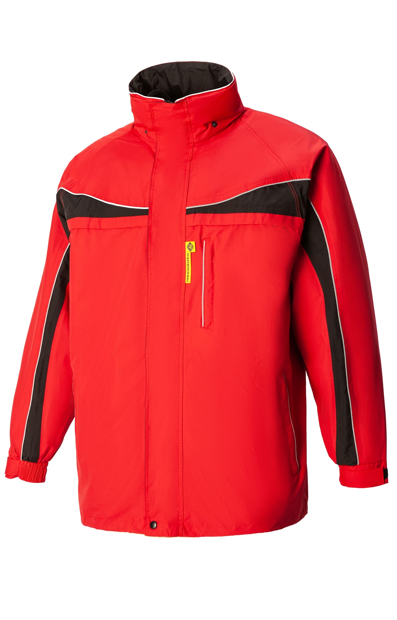 61339 Куртка "Норд" красно-черная  Зимняя спецодежда  размер M(44-46) 