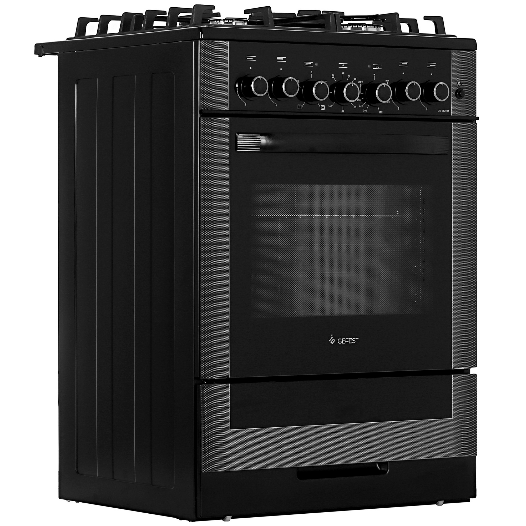 4758001 Комбинированная плита Gefest GE 652044 черный STDN-0006610 - Вид №1
