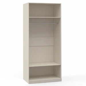 91837173 Шкаф распашной Шатура 2 дверцы 98.8x224x64.6 см ЛДСП цвет белый STLM-1467395
