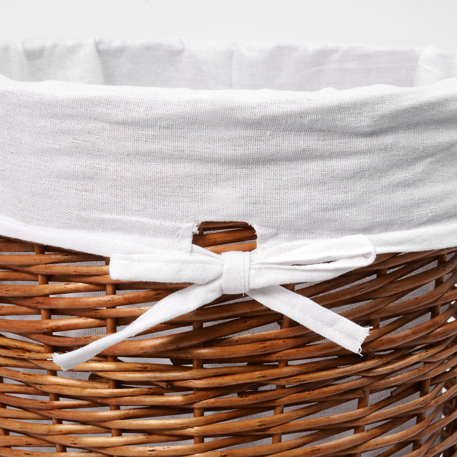 WB-350-M Leine Плетеная корзина для белья с крышкой WasserKRAFT  - Вид №3