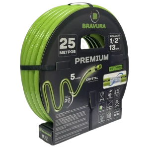 Шланг для полива Bravura 5 Crystal 12.5 мм 25 м ПВХ 89411508