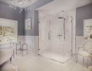 Дверь душевая для установки с боковой панелью GHH1200H L или R Merlyn Arysto Хромированный