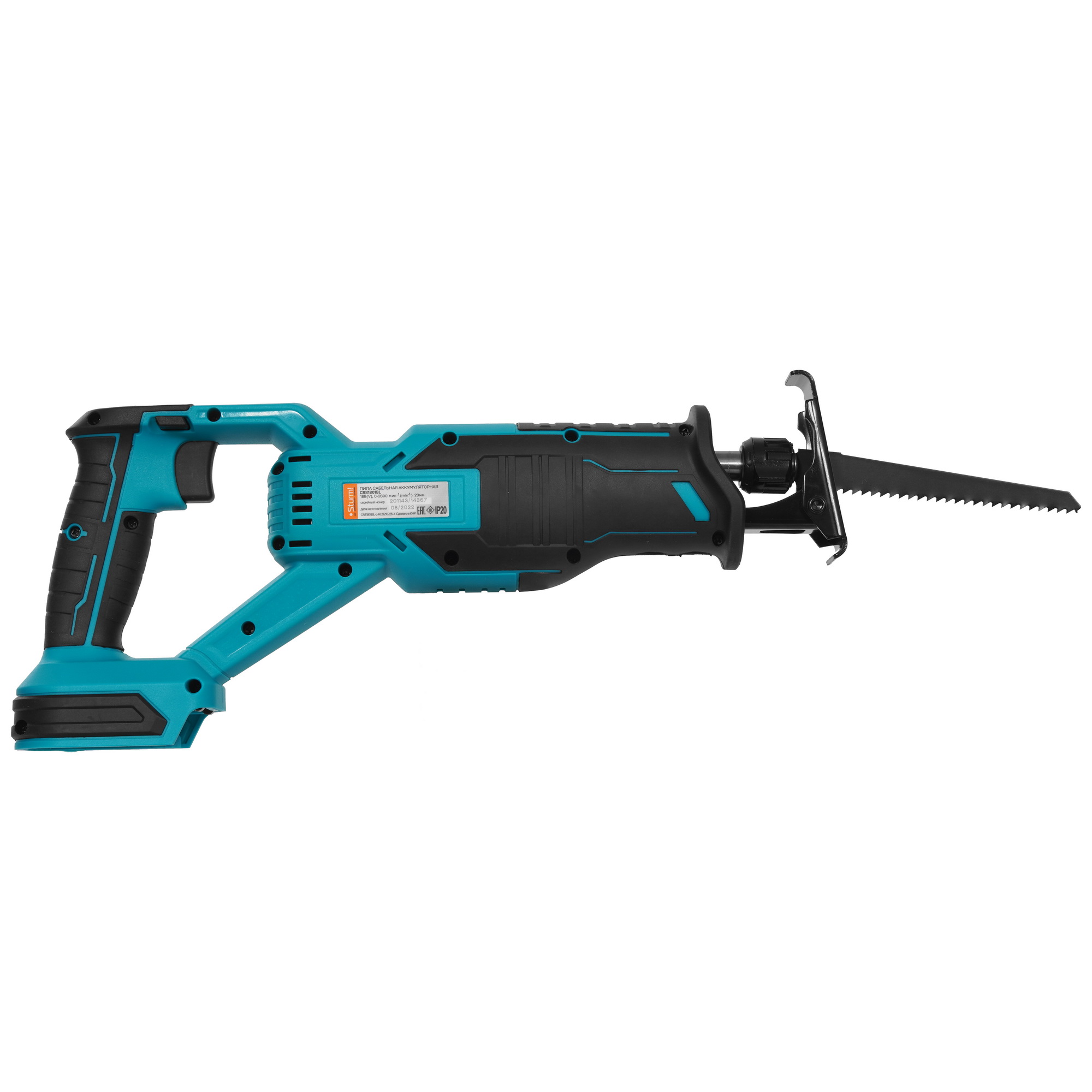 Сабельная пила Sturm! CRS1801BL 1BatterySystem 18V  , Без ЗУ, Без АКБ 9935657 STDN-0031957 - Вид №1