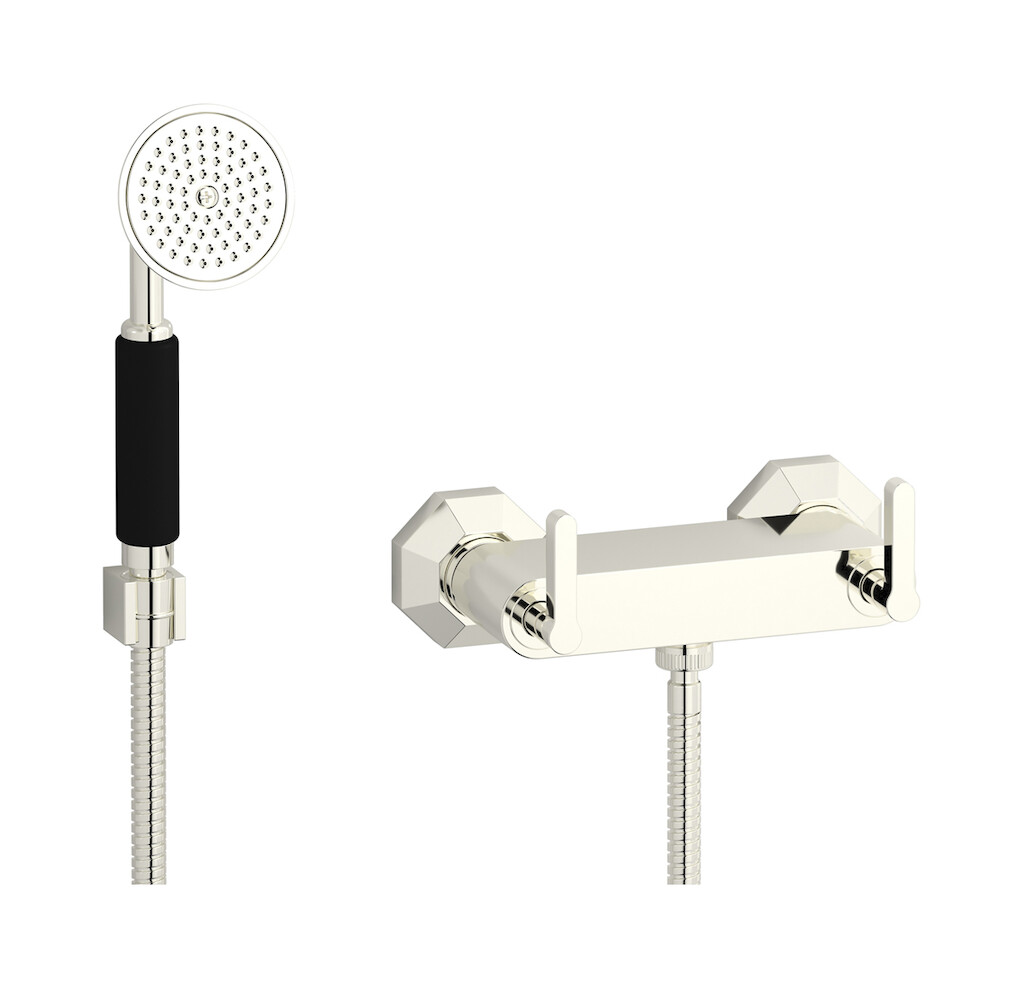 Встроенный смеситель для душа в комплекте с душевым гарнитуром. WE ARE IB bl350pl Platinum Belmondo 