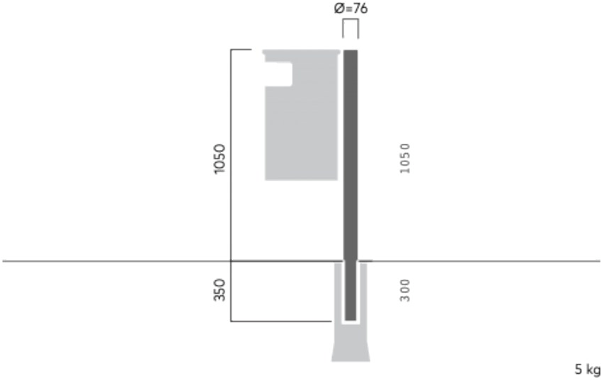 VESTRE Урна для мусора с крышкой City sun-id-1465257 - Вид №9